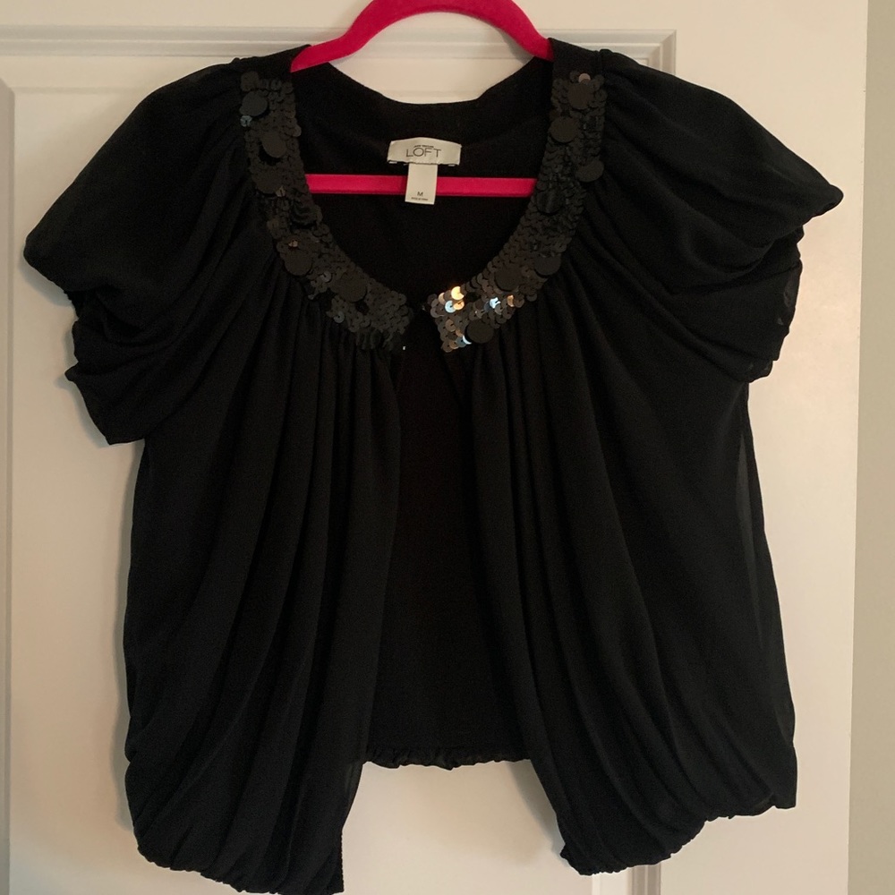 Black Sequin Jacket - image 1